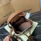 Small TB Bucket Bag-beige/briar brown