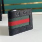 Gucci  Portafoglio in pelle Gucci Signature con dettaglio Web 
