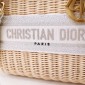 Medium Lady Dior Bag in Wicker 