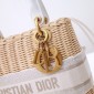 Medium Lady Dior Bag in Wicker 