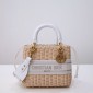 Medium Lady Dior Bag in Wicker 