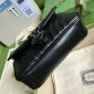 Borsa a spalla GG Marmont misura piccola -All black