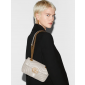 Borsa a spalla GG Marmont misura piccola -Light Grey
