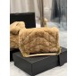 YSL Yves Saint Laurent Puffer Small Bag  in Shearling 