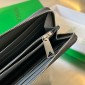  Bottega Veneta Intrecciato Zip Around Wallet