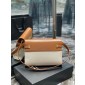 YSL Yves Saint Laurent Manhattan Shoulder Bag  in Canavs and Leather 