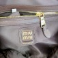 Miu Miu Leather Beau bag-Briarwood