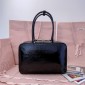 Miu Miu Beau naplak patent leather bag-Black