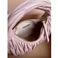 Miu Miu Wander matelassé nappa leather hobo bag-Pink