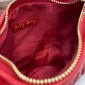 Miu Miu Wander matelassé nappa leather hobo bag-Red