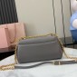 Miu Miu Leather shoulder bag-Grey