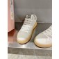 Miu Miu Bleached Leather Sneaker, Size 35-41