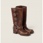 Miu Miu Leather Boot, Size 35-40