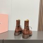Miu Miu Angklet leather Boot  Size 35-41