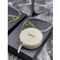 YSL Yves Saint Laurent Vinyle Round Camera 