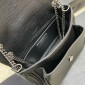 Borsa NIKI baby in pelle di agnello martellata-black