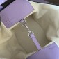 Loewe Compact Hammock bag in soft grained calfskin-Light purple