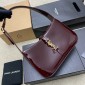 YSL Borsa Hobo LE 5 À 7 in Patent Leather-Dark red wine