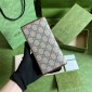 Gucci GG supreme Long Foled Wallet 