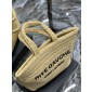 YSL Rive Gauche Tote in Raffia Crochet 