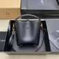 Saint Laurent LE 37 Mini in shiny leather-Black
