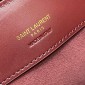 Saint Laurent LE 37 Mini in shiny leather-Rouge