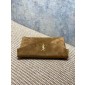 Saint Laurent Cassandre Large Envelope Pouch in Suede-Brown
