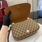 Gucci Blondie Small Top Handle Bag- Beige and dark brown