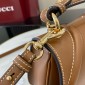 Gucci blondie Small Top Handle Bag-Brown leather 