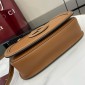 Gucci blondie Small Top Handle Bag-Brown leather 