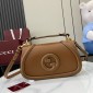 Gucci blondie Small Top Handle Bag-Brown leather 