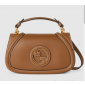 Gucci blondie Small Top Handle Bag-Brown leather 