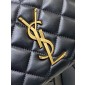 Saint Laurent Icarino in quilted nappa-Black
