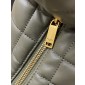Saint Laurent Icare Medium Hobo in Quilted Nappa-Ash green