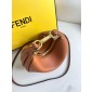 Fendigraphy Mini leather bag-Brown