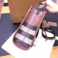 Burberrry Check and Leather Mini Freya Tote