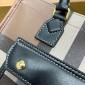 Burberrry Check and Leather Mini Freya Tote