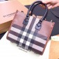 Burberrry Check and Leather Mini Freya Tote