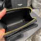 YSL Yves Saint Laurent Cassandre Compact Zip Around Wallet 