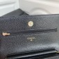 Chanel Classic Wallet on Chain in Grained leather-Black