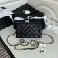 Chanel Classic Wallet on Chain in Grained leather-Black