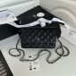 Chanel Classic Wallet on Chain in Grained leather-Black