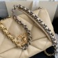 Borsa Chanel 19 Medio-Beige