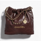 Chanel 22 Medium Handbag-Dark brown  