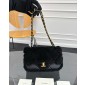Borsa invernale Chanel Borsa a flap in lana-Black