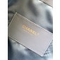 Chanel 25 Small handbag in Suede Calfskin-Blue