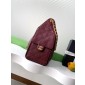 Chanel 25 Small handbag -Burgundy Caviar leather 