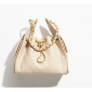 Chanel 25 Small handbag -Beige Caviar leather 