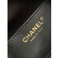 Chanel 25 Medium handbag - Black washed denim 
