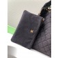 Chanel 25 Medium handbag - Black washed denim 
